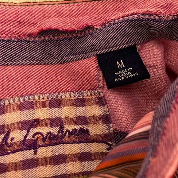 Robert Graham Colorful Stripes Button Down Blouse - Size Medium - Picture 11 of 11